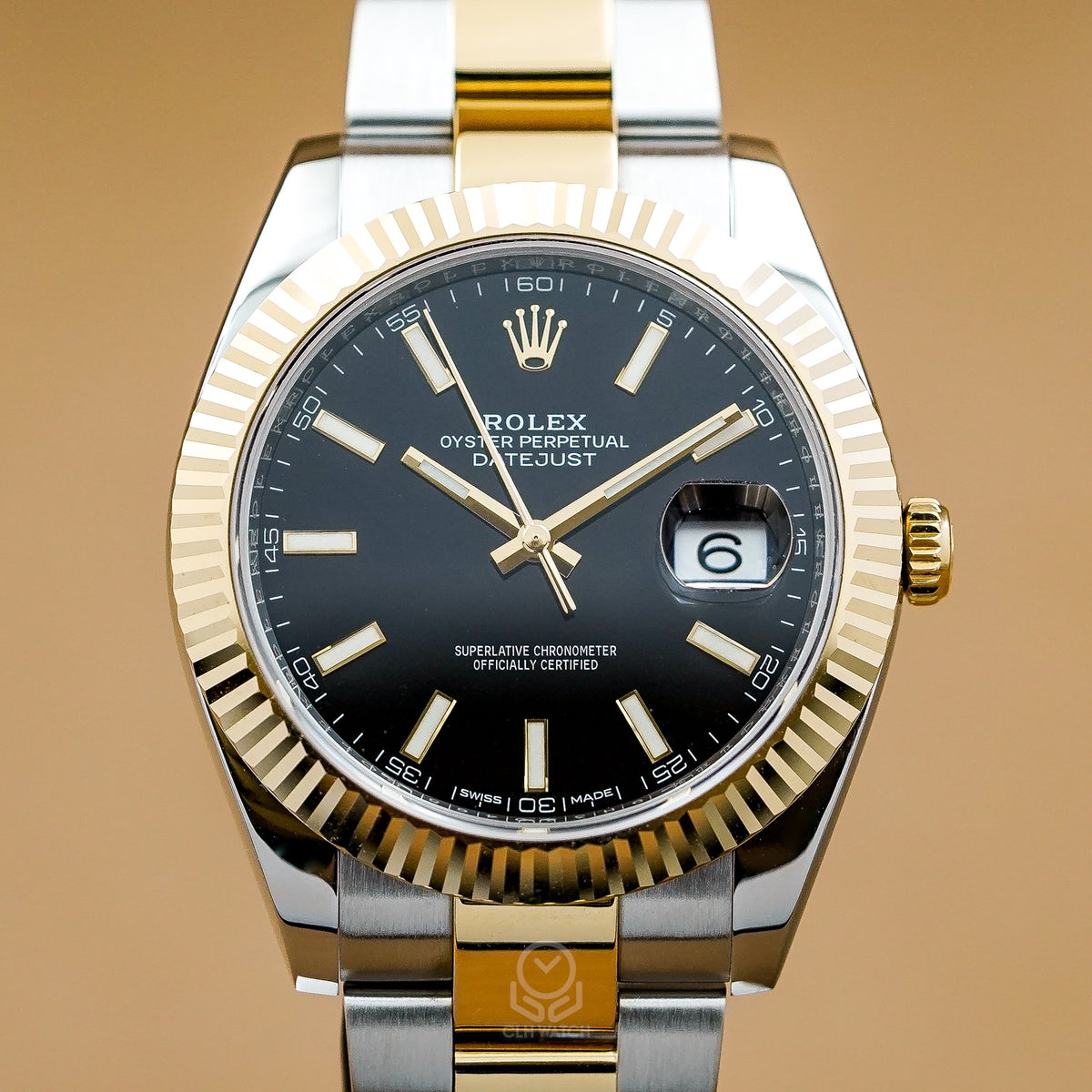Rolex 勞力士 Datejust 41 日誌型 126333 三版帶 黑面 18K半金五珠帶 DJ41 DJ2