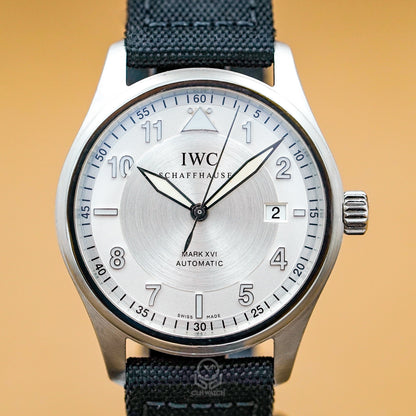 IWC 萬國 Spitfire Mark XVI IW325502 噴火戰機馬克十六 銀面立體時標 飛行員腕錶