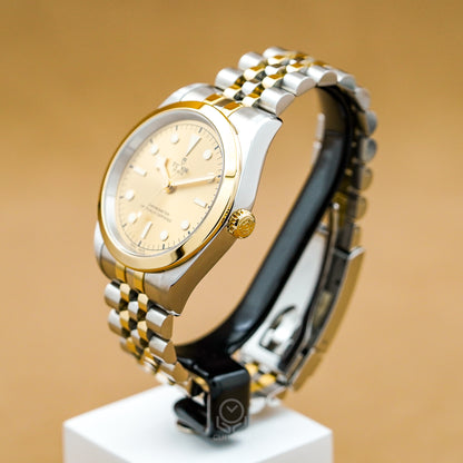 TUDOR 帝舵 Black Bay One S&G M79643-0005 香檳面 黃金鋼五珠帶 天文台認證腕錶 79643