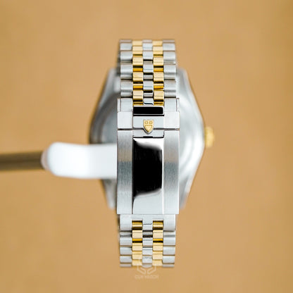 TUDOR 帝舵 Black Bay One S&G M79643-0005 香檳面 黃金鋼五珠帶 天文台認證腕錶 79643