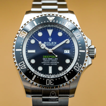 Rolex 勞力士 Deepsea 深海水鬼王 126660DB D-blue 漸層藍面 詹姆斯卡麥隆 黑陶瓷圈 126660