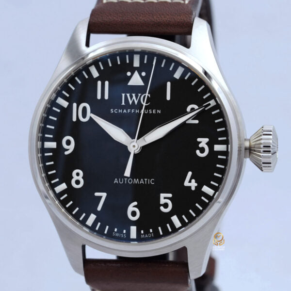 IWC萬國 IW329301 大型飛行員腕錶 43mm 黑色面盤 透明底蓋 大飛