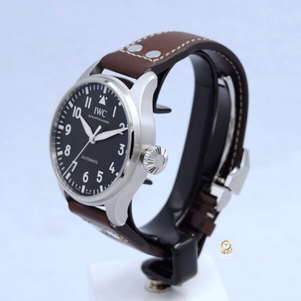 IWC萬國 IW329301 大型飛行員腕錶 43mm 黑色面盤 透明底蓋 大飛