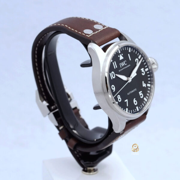 IWC萬國 IW329301 大型飛行員腕錶 43mm 黑色面盤 透明底蓋 大飛