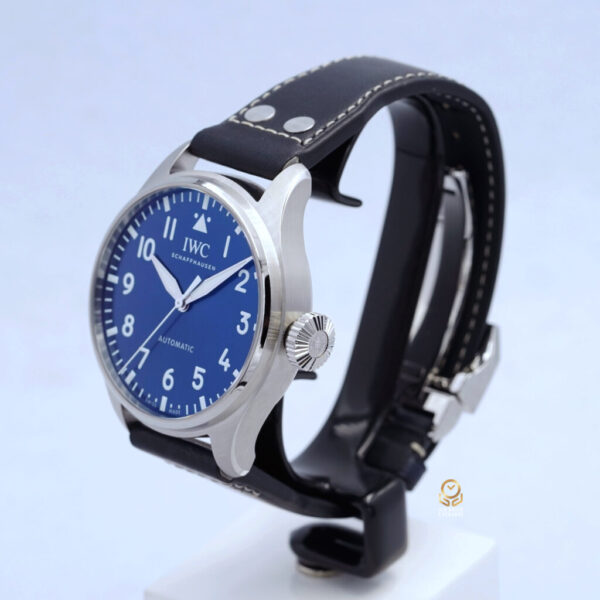 IWC萬國 IW329303 大型飛行員腕錶43mm 藍色面盤 透明底蓋 大飛