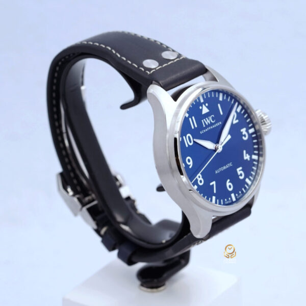 IWC萬國 IW329303 大型飛行員腕錶43mm 藍色面盤 透明底蓋 大飛