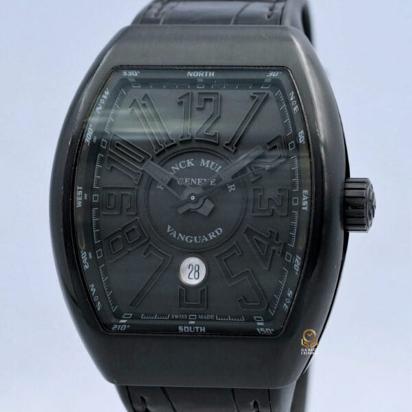 Franck Muller 法蘭克穆勒 VANGUARD法穆蘭 鈦金屬全黑腕錶 V45 SC DT TT NR BR NR
