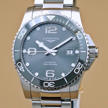 ロンジン ハイドロコンクエスト 41mm 自動巻き ダイビングウォッチ L37814766 台湾メーカー
