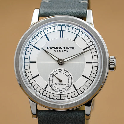 Raymond Weil 蕾蒙威 MILLESIME系列 復古小秒盤自動腕錶 39.5mm 2930‑STC‑65001 雷蒙威 台灣公司貨