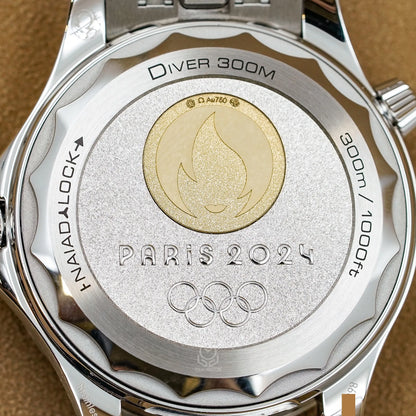 OMEGA 歐米茄 海馬300米 2024年巴黎奧運會紀念錶 Seamaster Diver 300M Paris 2024 42mm 522.21.42.20.04.001 台灣公司貨