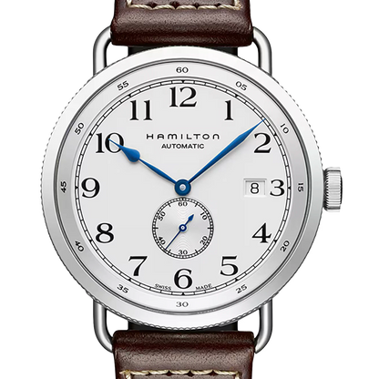 Hamilton 漢米爾頓 卡其海軍系列 Navy Pioneer Small Second Auto H78465553 白色面盤 獨立小秒針 40mm（已交流）
