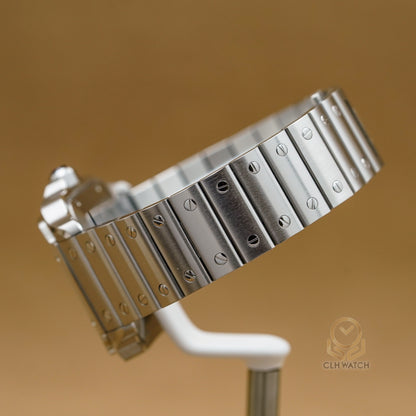 Cartier 卡地亞 山度士 GMT Santos DE 大型版 47.5X37.7mm WSSA0076 台灣公司貨