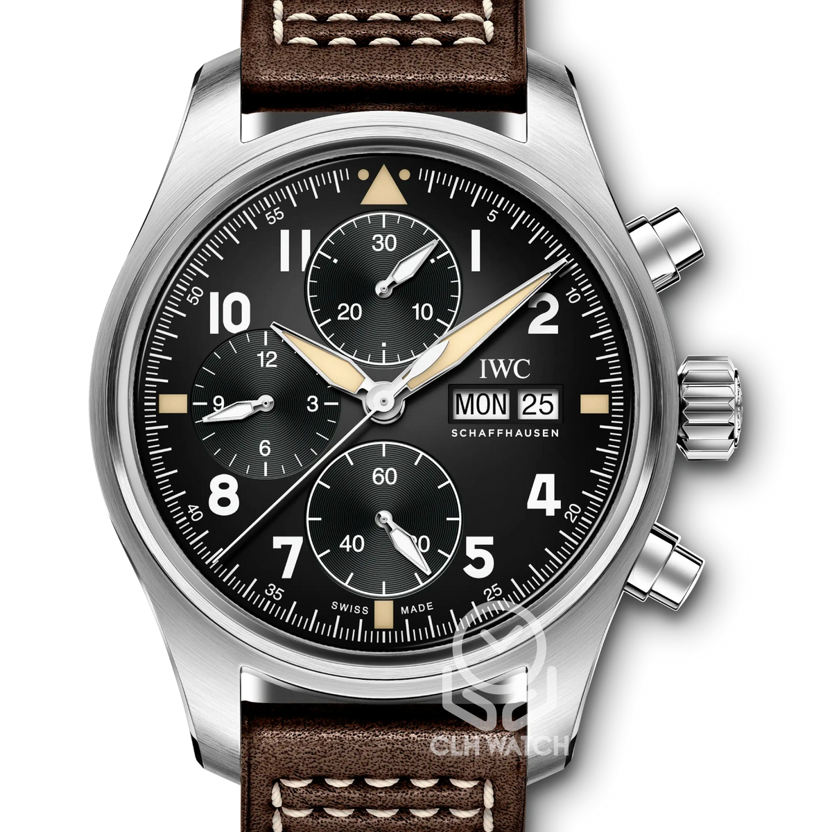 IWC 萬國 Pilot’s Watch Chronograph Spitfire 噴火戰機飛行員計時腕錶 IW387903 黑面 41mm 2020年台灣公司貨 95%新