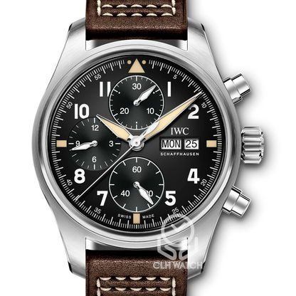 IWC 萬國 Pilot’s Watch Chronograph Spitfire 噴火戰機飛行員計時腕錶 IW387903 黑面 41mm 2020年台灣公司貨 95%新
