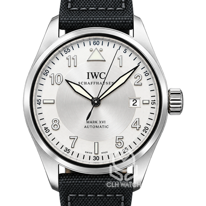 IWC 萬國 Spitfire Mark XVI IW325502 噴火戰機馬克十六 銀面立體時標 飛行員腕錶