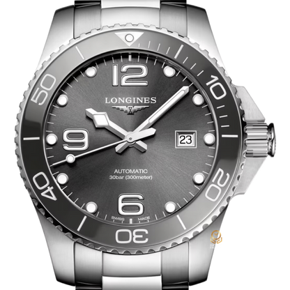 ロンジン ハイドロコンクエスト 41mm 自動巻き ダイビングウォッチ L37814766 台湾メーカー