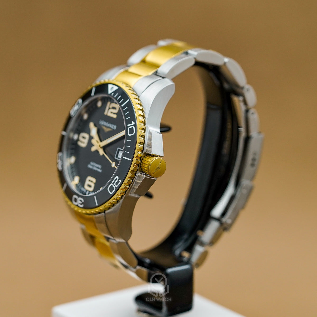 Longines 浪琴 HydroConquest L3.781.3.56.7 側面實拍