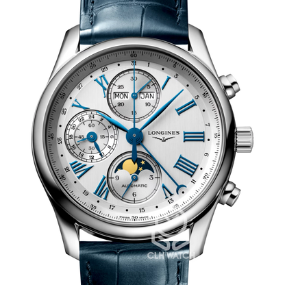 Longines 浪琴 Master Collection 巨擘系列 L2.673.4.71.2 全日曆月相計時碼錶 L26734712 40mm 2026年4月台灣公司貨 極新