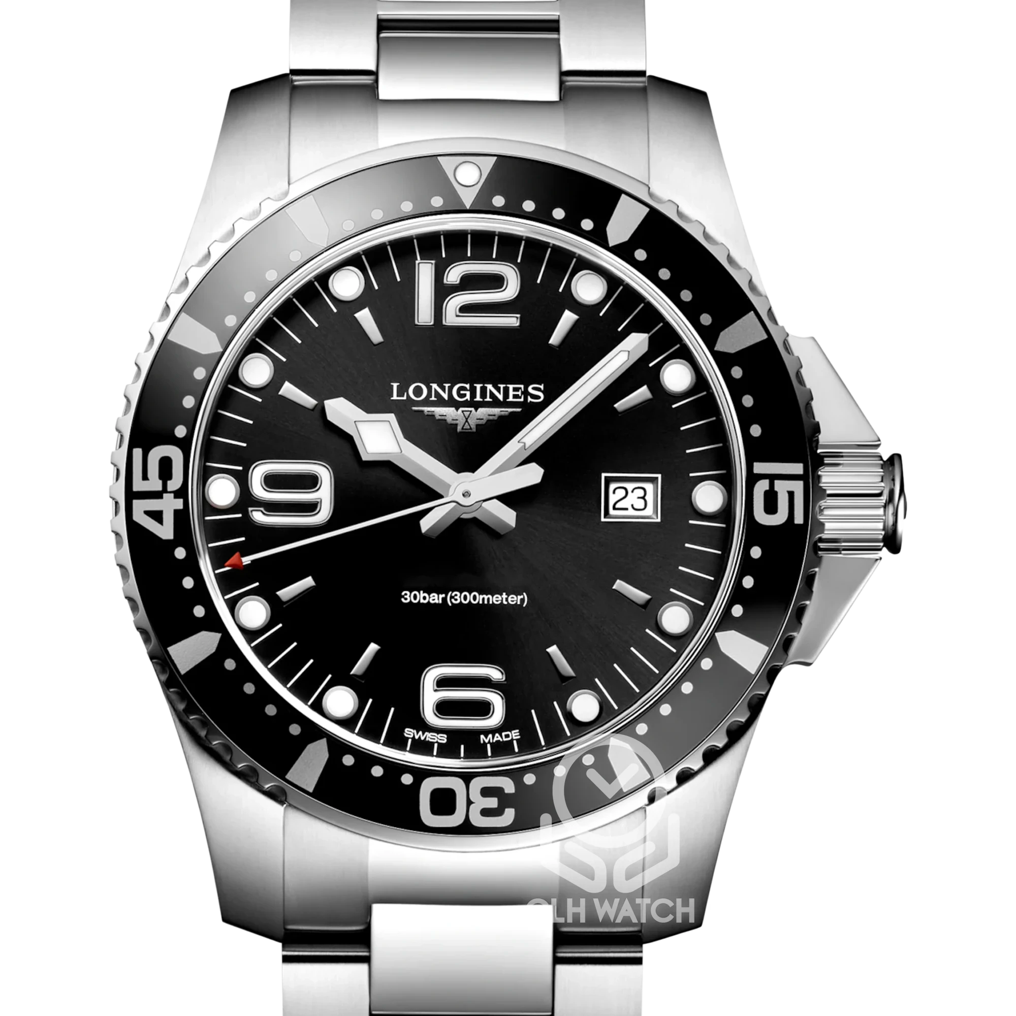 Longines 浪琴 深海征服者系列 黑浪鬼 44mm L38404566 2017年 台灣公司貨 90%新