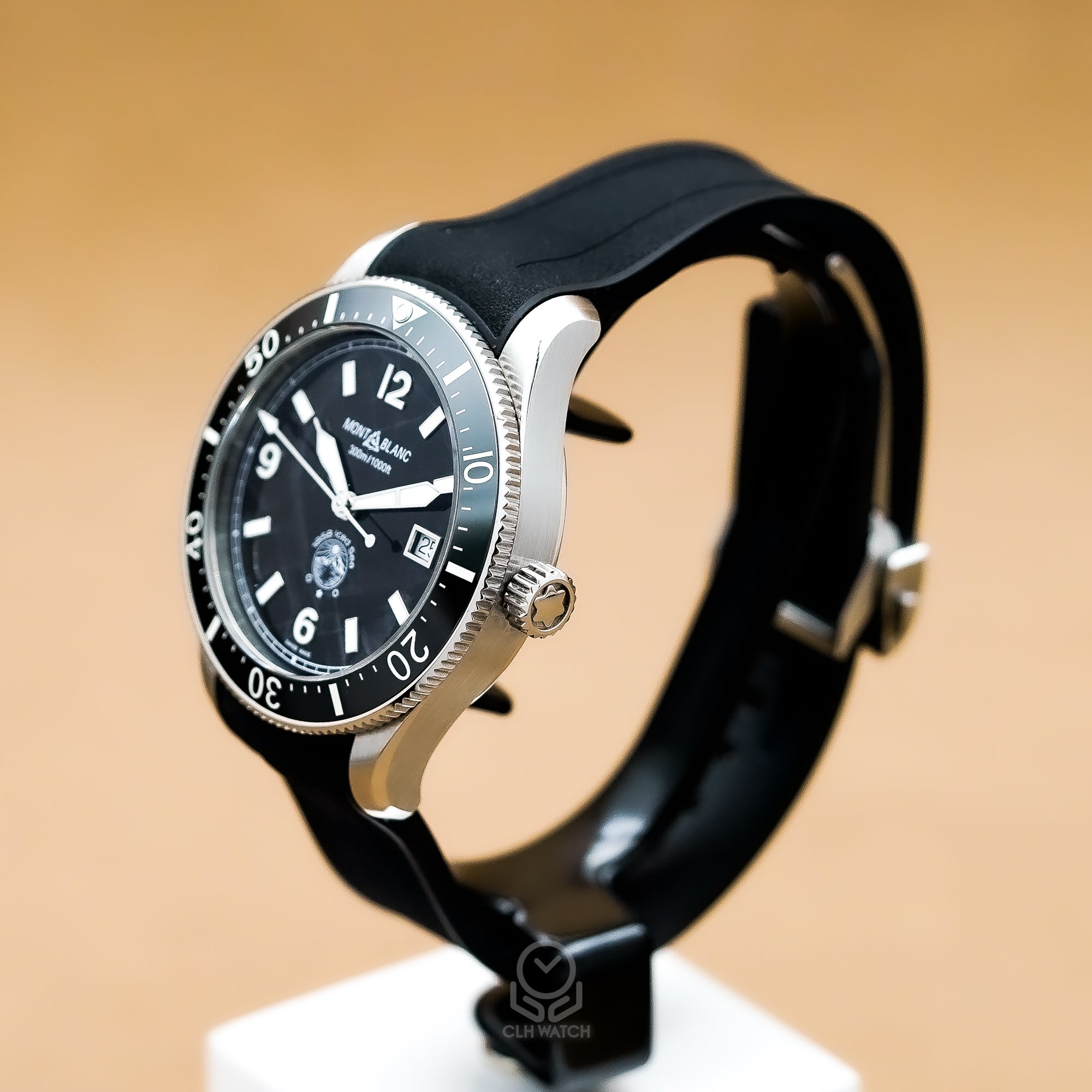 Montblanc 萬寶龍 Iced Sea 日曆型自動上鍊潛水錶 MB129372 129372 黑冰川面盤 41mm 2026年 95%新
