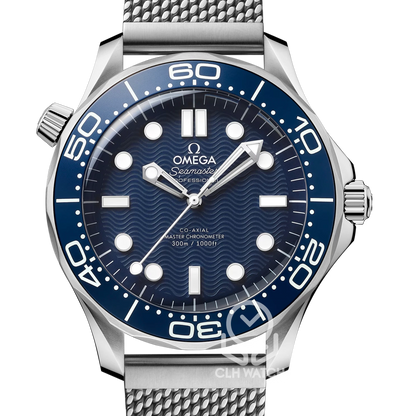 Omega 歐米茄 Seamaster Diver 300M James Bond 60週年紀念 210.30.42.20.03.002 藍色波浪面盤 21030422003002 42mm 2023年台灣公司貨 95%新