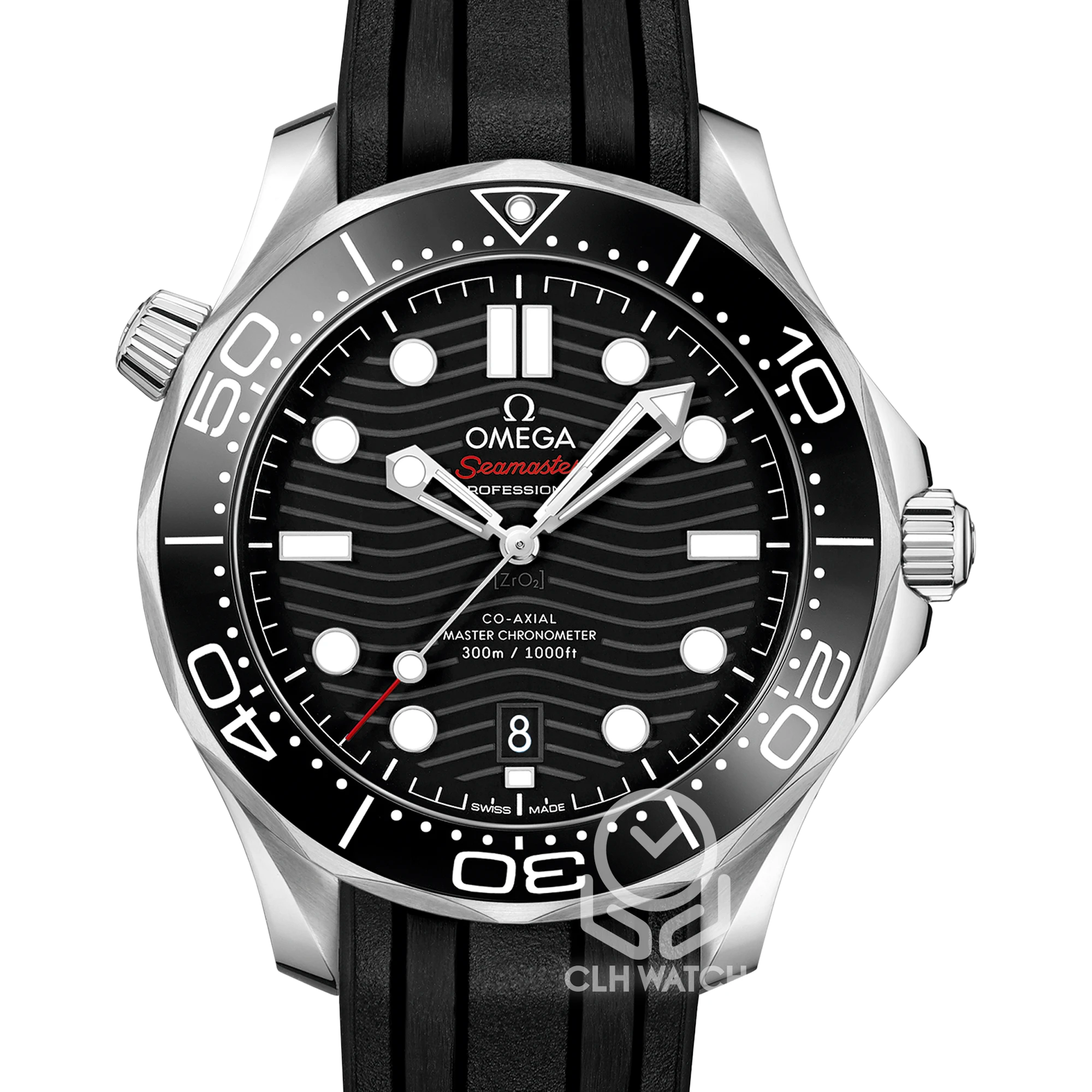 OMEGA 歐米茄 Seamaster 海馬 300米潛水腕錶 21032422001001 黑面黑膠帶 42mm 210.32.42.20.01.001 2025年 台灣公司貨 未使用品