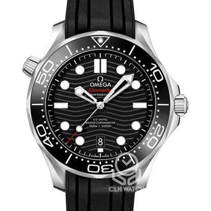 OMEGA 歐米茄 Seamaster 海馬 300米潛水腕錶 21032422001001 黑面黑膠帶 42mm 210.32.42.20.01.001(已交流)