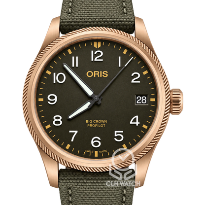 ORIS 豪利時 Big Crown ProPilot Big Date 0175177613164 青銅黑面 大日期 41mm 2021年台灣公司貨 95%新