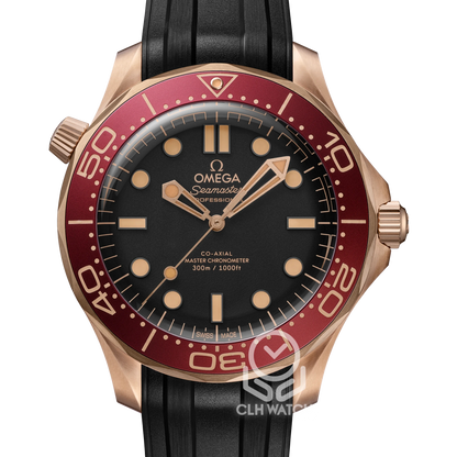 OMEGA 歐米茄 Seamaster 海馬300米 9K青銅金 酒紅圈 210.92.42.20.01.003 21092422001003 42mm 2026年5月台灣公司貨 99%新
