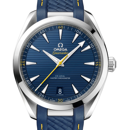 OMEGA 歐米茄 海馬系列 Aqua Terra Mondo Duplantis 撐竿跳特別版 8900同軸擒縱 22012412103009 41mm 2024年 95%新