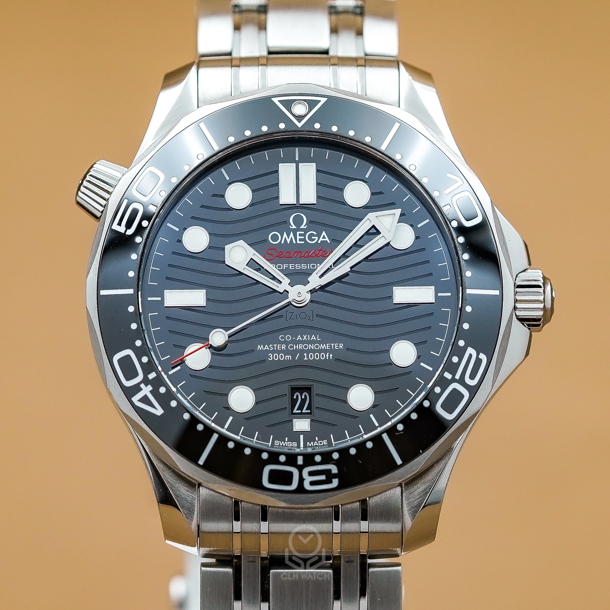 OMEGA 歐米茄 海馬系列 Seamaster 潛水錶 300 210.30.42.20.01.001 21030422001001 黑面 42mm 2025年 台灣公司貨 95%新