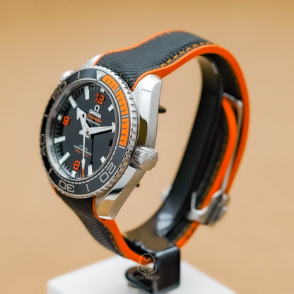 OMEGA 歐米茄 Seamaster Planet Ocean 600米 215.32.44.21.01.001 21532442101001 黑面橘字 黑橘 43.5mm 2023年 95%新