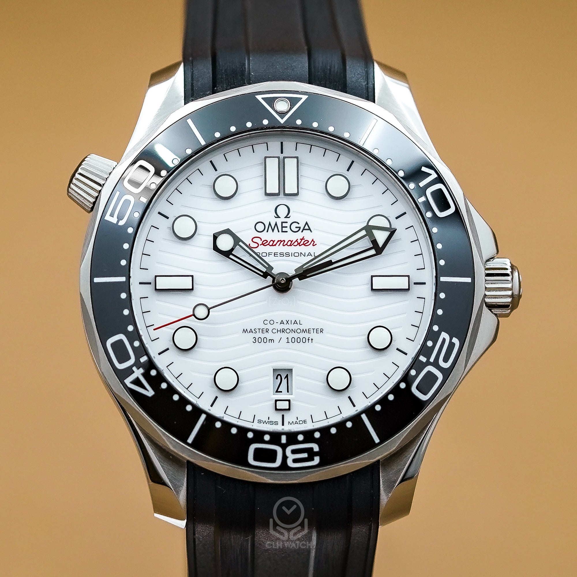 OMEGA 歐米茄 海馬系列 Seamaster 潛水錶 300 210.32.42.20.04.001 21032422004001 白面 42mm 2024年 台灣公司貨 95%新