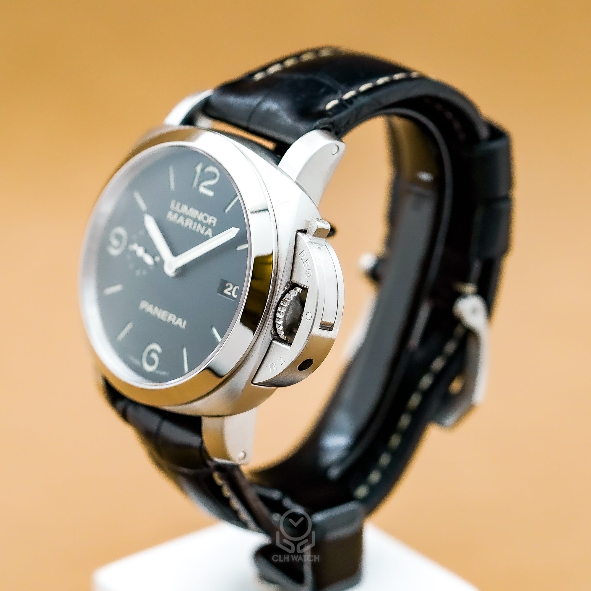 Panerai 沛納海 Luminor 1950 三日鍊 自動上鍊 PAM00312 PAM312 黑色三明治面盤 44mm 2011年 台灣公司貨 95%新