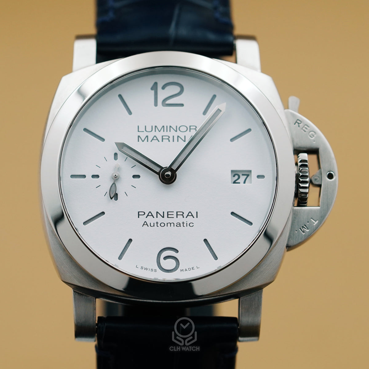 Panerai 沛納海 Luminor Marina Quaranta PAM01271 PAM1271 白面 皮帶 自動上鍊 P.900機芯 三日動力