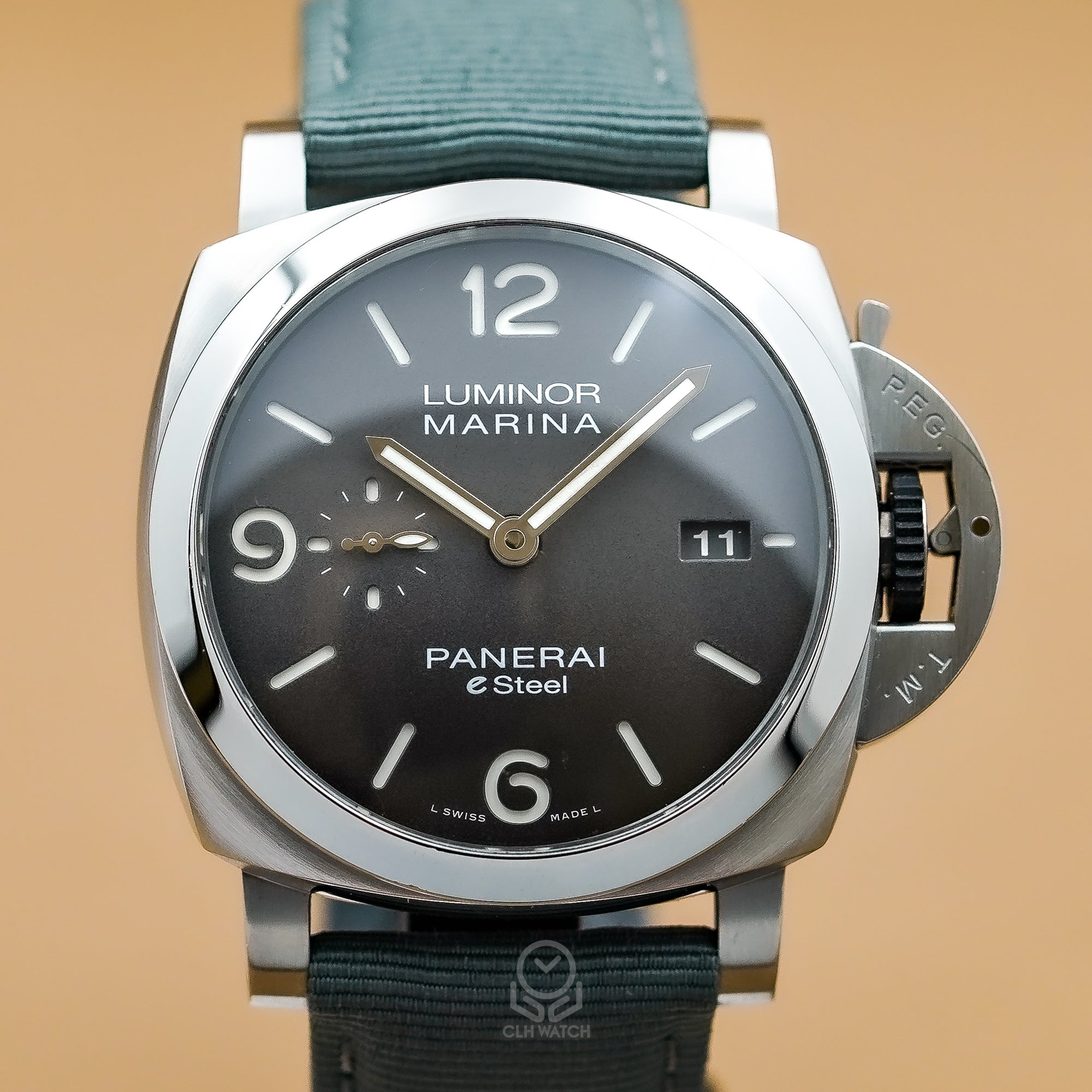 Panerai 沛納海 Luminor Marina Grigio Roccia PAM1358 PAM01358 灰漸層面盤 45mm 2023年台灣公司貨 95%新