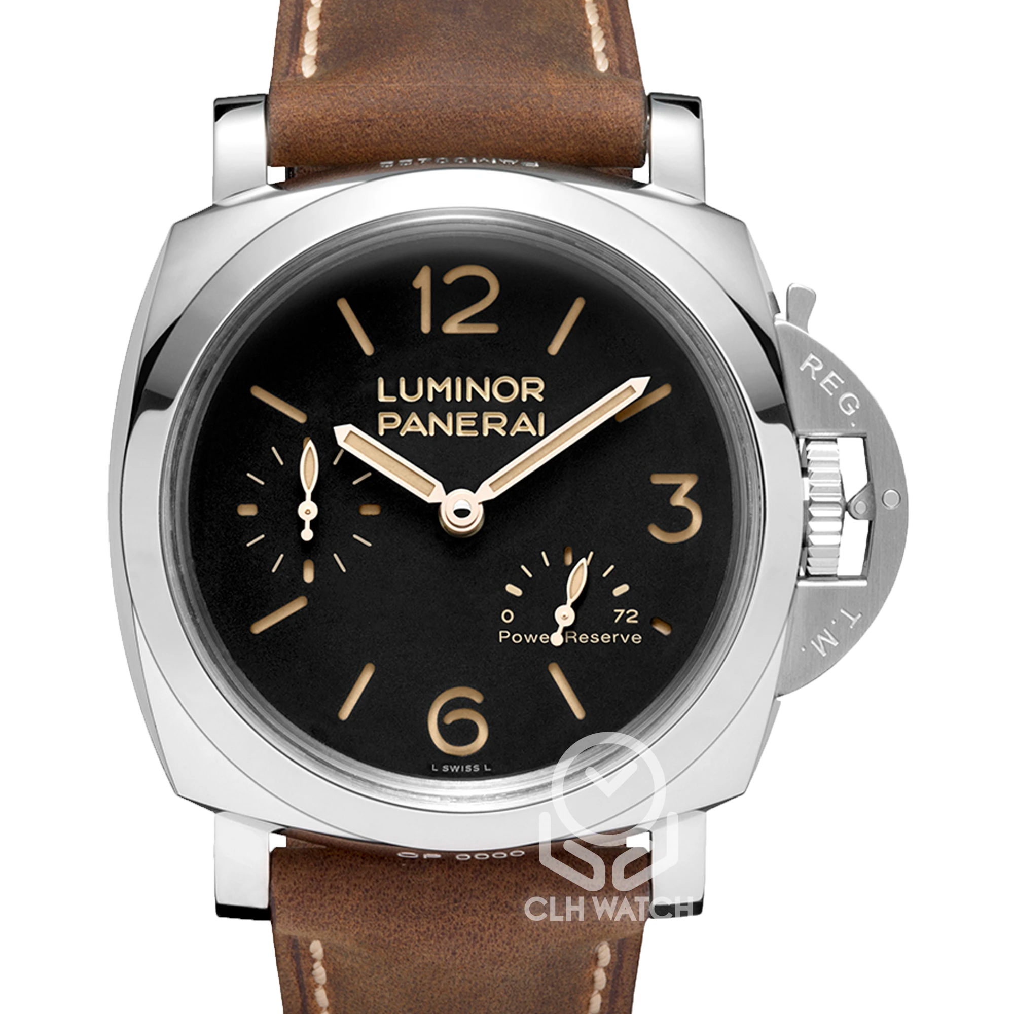 Panerai 沛納海 Luminor 1950 3 DAYS Power Reserve PAM00423 PAM423 三日鍊 動力顯示窗 三明治面盤 菸草面 47mm O字頭 單錶 90%新
