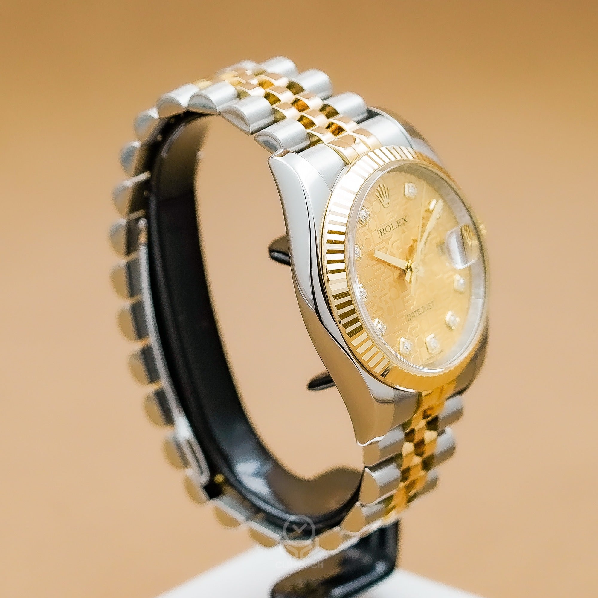 ROLEX Datejust 116233 黃金鋼側面實拍