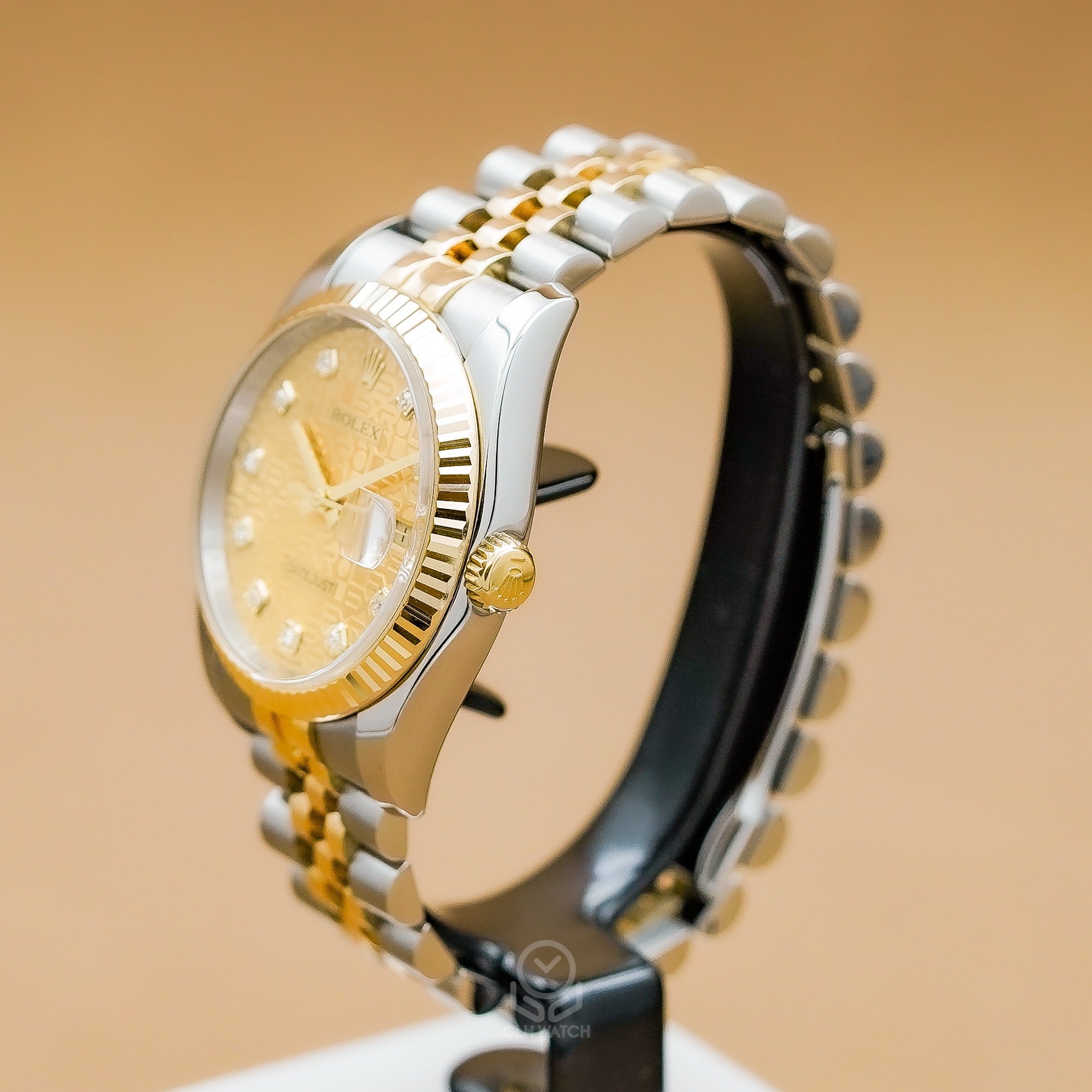 ROLEX Datejust 116233 錶冠與三角坑紋錶圈實拍