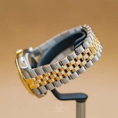 ROLEX Datejust 116233 Jubilee紀念型黃金鋼錶帶細節