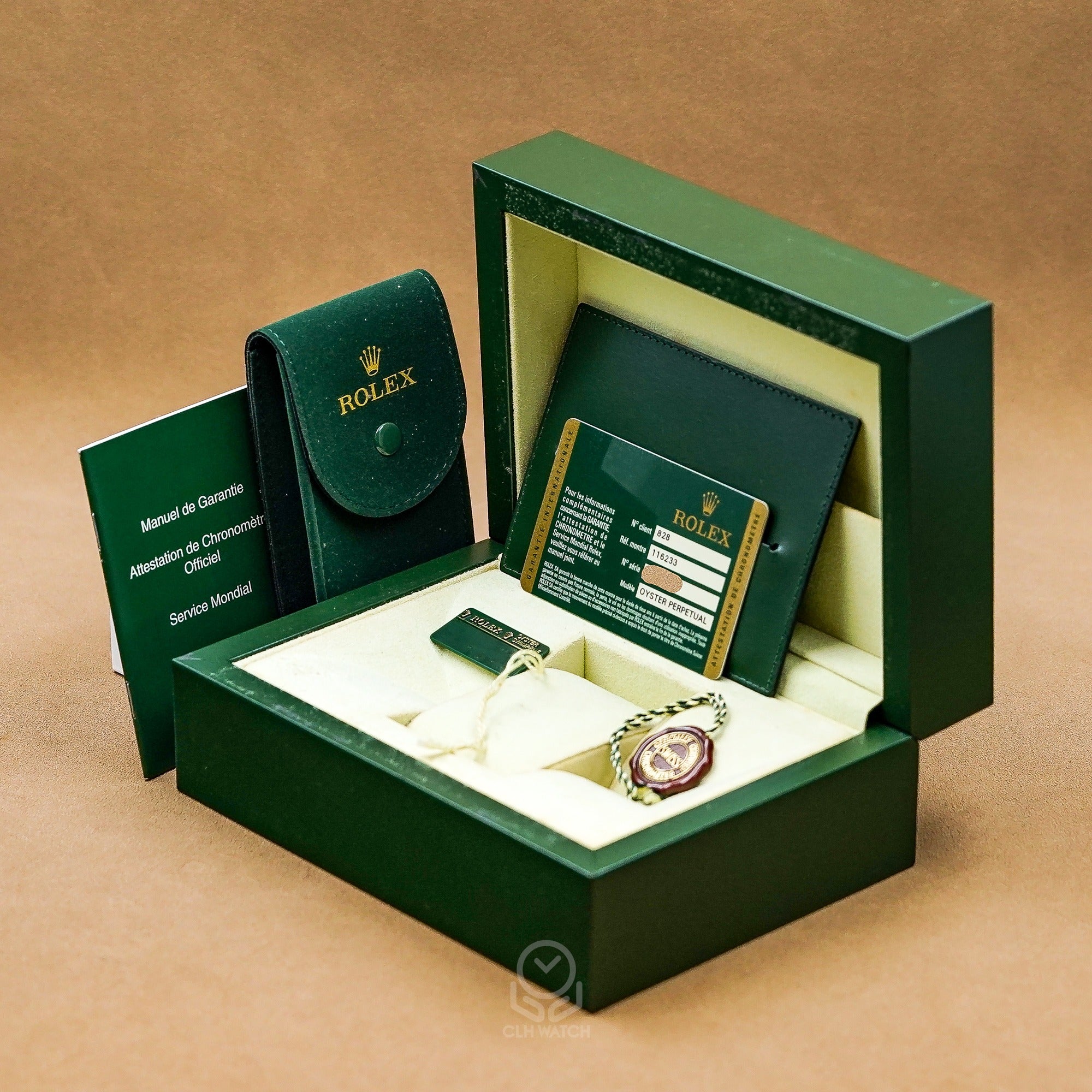 ROLEX Datejust 116233 原廠盒單與配件