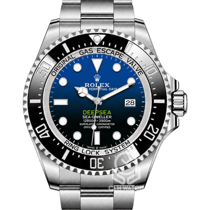 Rolex 勞力士 Deepsea 深海水鬼王 126660DB D-blue 漸層藍面 詹姆斯卡麥隆 黑陶瓷圈 126660