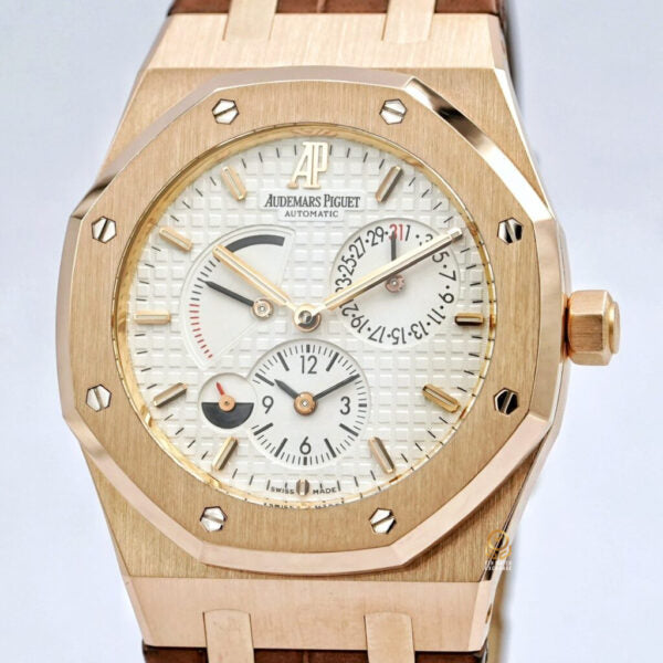 AP愛彼 皇家橡樹Royal Oak Dual Time 26120OR.OO.D088CR.01 39mm 鱷魚皮錶帶
