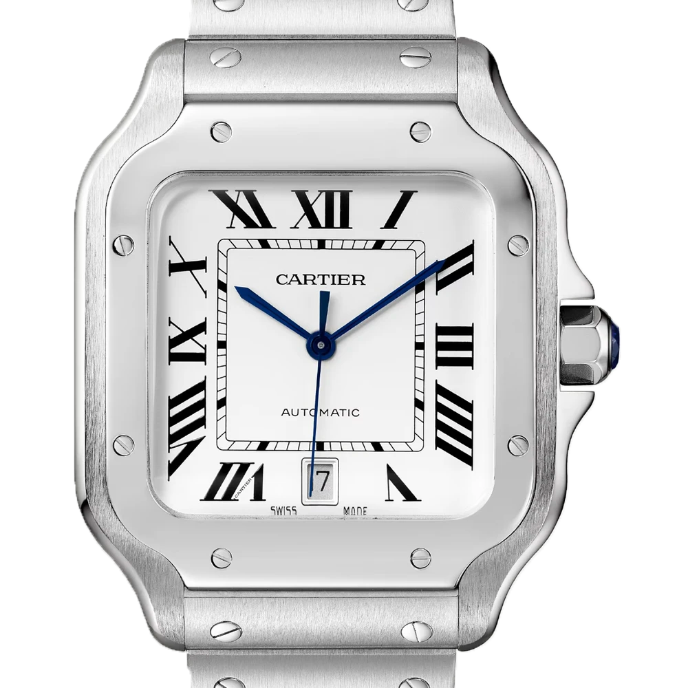 Cartier 卡地亞 Santos de 山度士 WSSA0018 白色面盤 經典大尺寸 2023年台灣公司貨 39.8mm