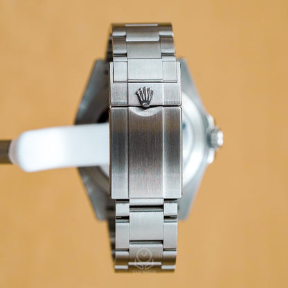 Rolex 勞力士 Air-King 空中霸王 126900 黑面飛行儀錶風格 蠔式 空霸 綠色秒針 2024年 40mm