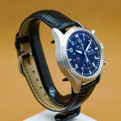 IWC 萬國錶 IW371701 黑色面盤 飛行員計時錶 Pilot’s Watch Chronograph 2011年台灣公司貨 42mm