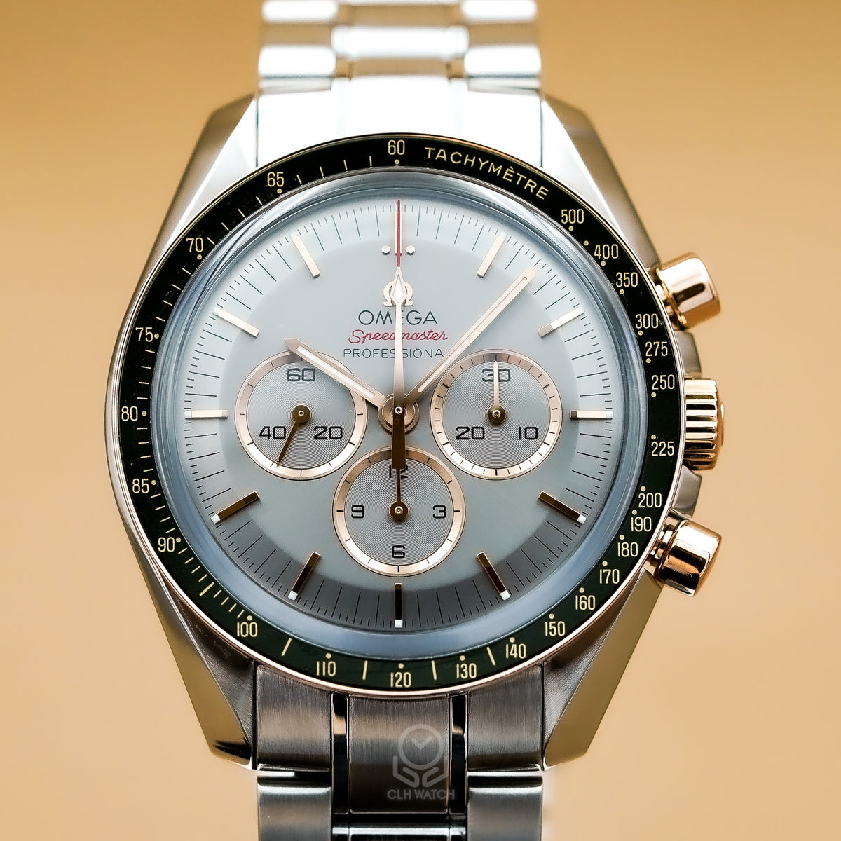 Omega 歐米茄 Speedmaster 超霸 東京2020 綠圈灰面 522.20.42.30.06.001
