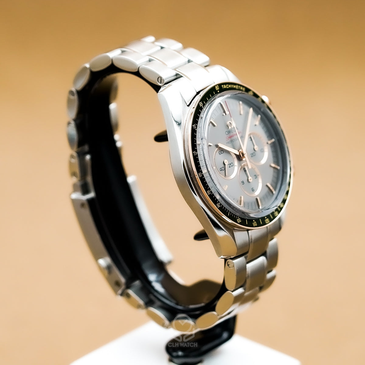Omega 歐米茄 Speedmaster 超霸 東京2020奧運限量版 522.20.42.30.06.001 灰面綠圈 Sedna金 42mm 2018～2020年 95%新（已交流）