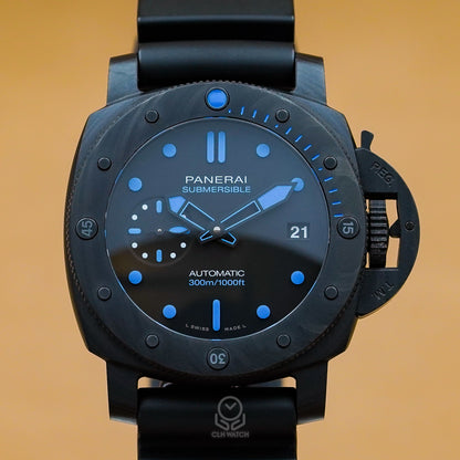 Panerai 沛納海 Submersible Carbotech PAM960 碳纖維專業潛水腕錶 PAM00960 2021年 42mm