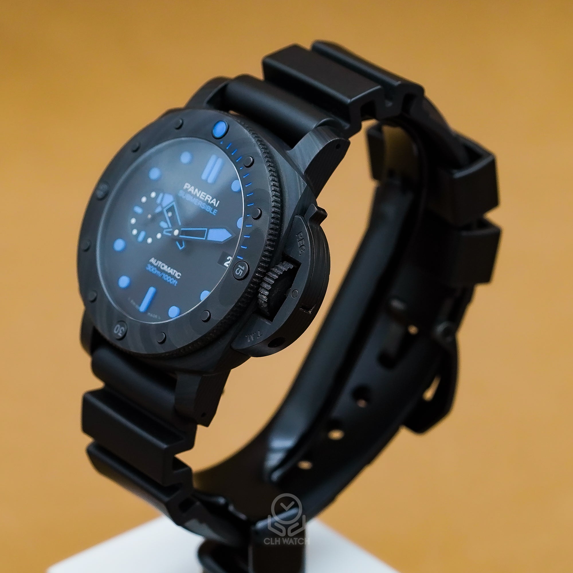 Panerai 沛納海 Submersible Carbotech PAM960 碳纖維專業潛水腕錶 PAM00960 2021年 42mm